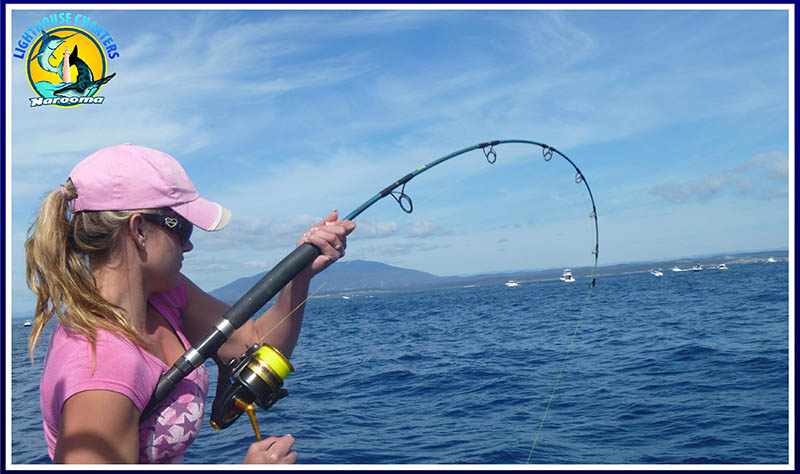 Fishing with Lighthouse Charters Narooma